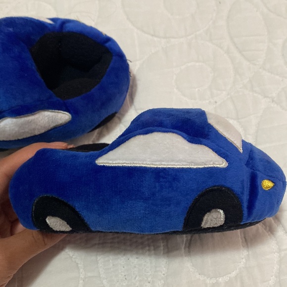 Toddler Blue Cars Pajama Slippers (Gymboree/Children’s Place) - Picture 3 of 4